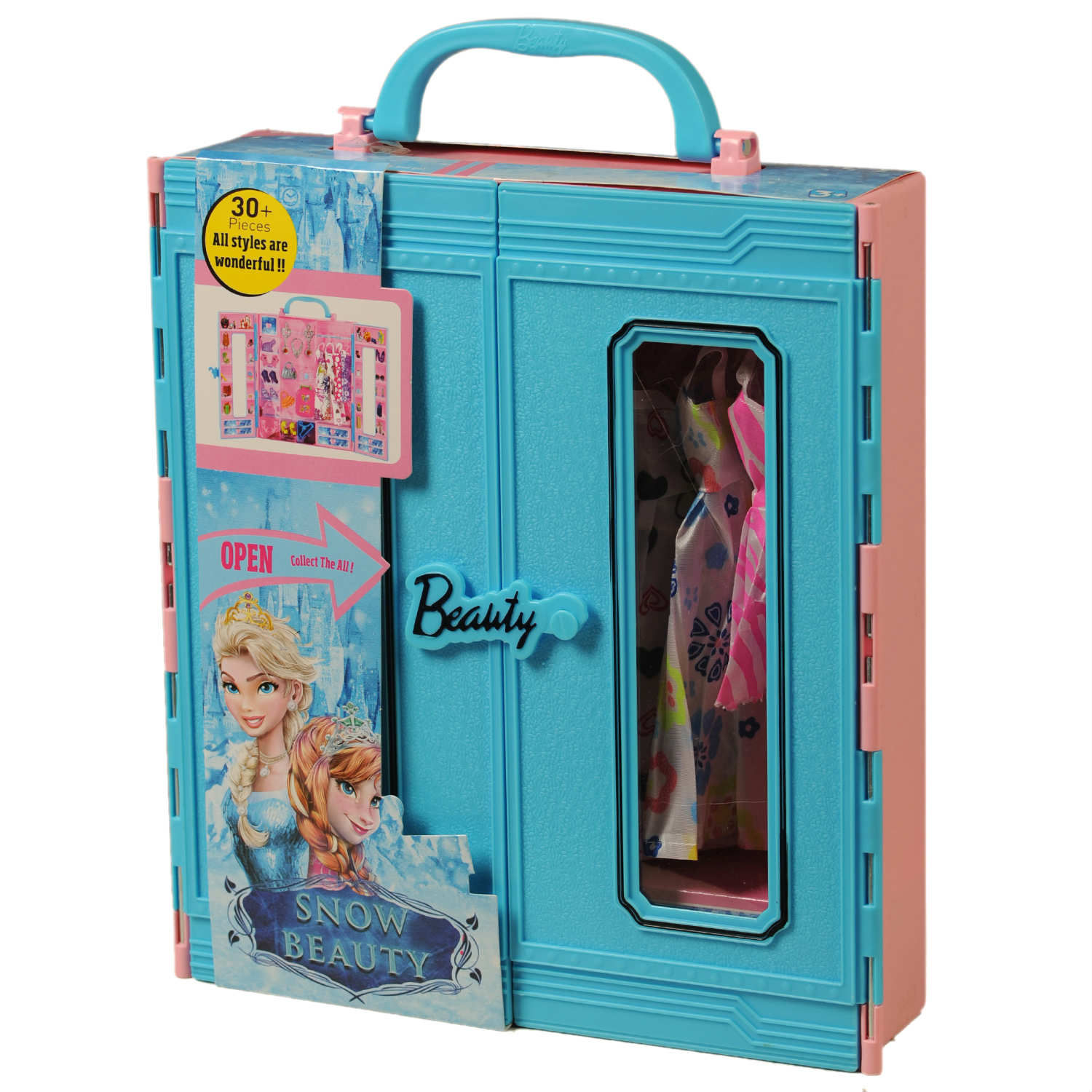 Frozen Muadili Beauty Fashion Star, Çantalı Giysi Dolabı,Gardrop 30