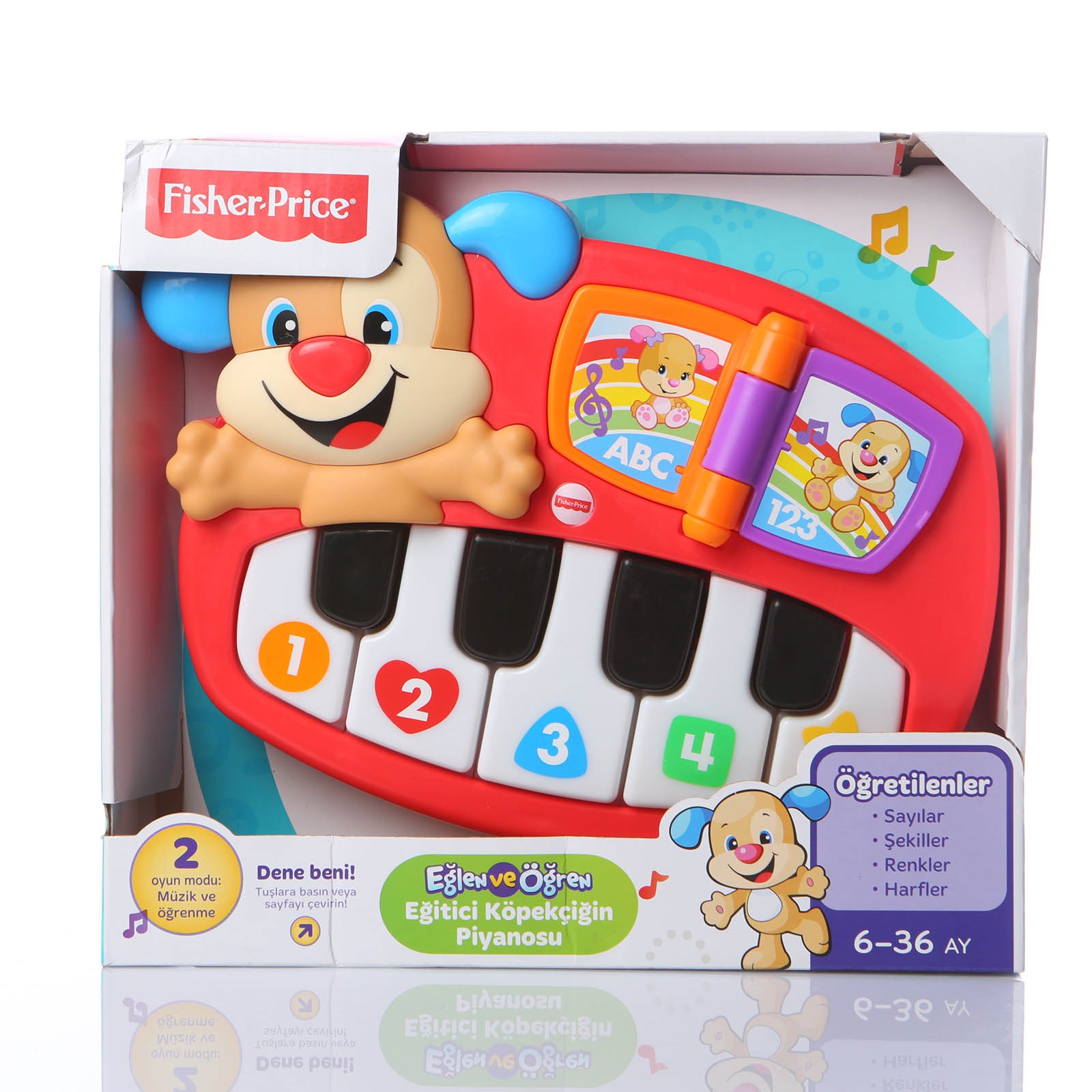 Fisher Price Eğlen ve Öğren Eğitici Köpekçiğin Piyanosu DLK19 13 Yaş