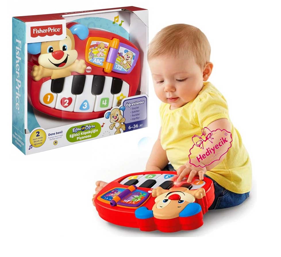 Fisher Price Eğlen ve Öğren Eğitici Köpekçiğin Piyanosu DLK19 13 Yaş